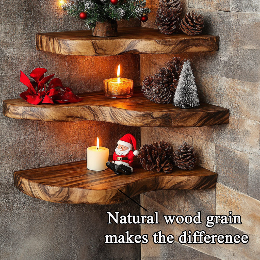 Christmas Floating Corner Wall Shelves Small Floating Shelf - view 5