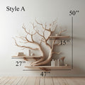 Artistic Tree Branch Floating Shelf Driftwood Art Decor - view 2