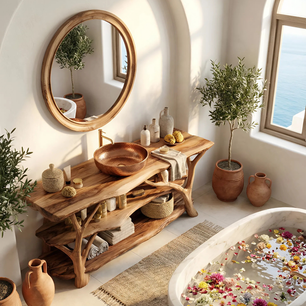 Contemporary Handmade Sink Vanity For New Bathroom Setup