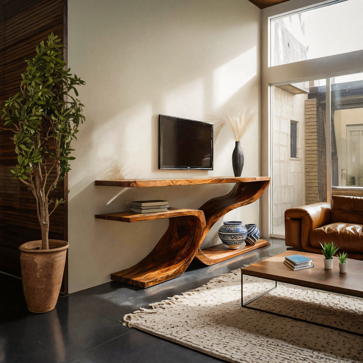 Contemporary TV Stand For Living Room Decor - view 3