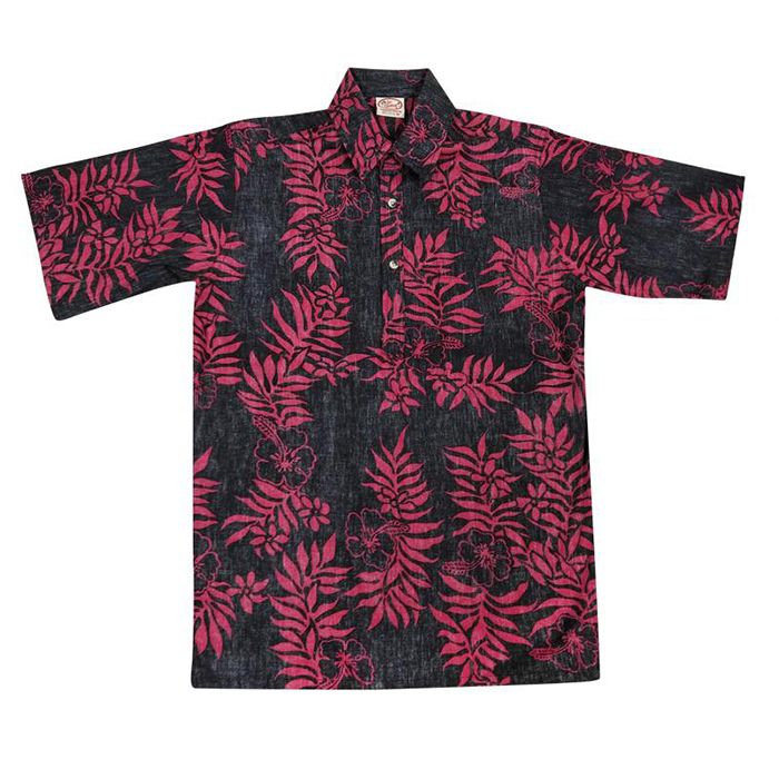 Mini Tahitian Pullover (Black/Red) Hawaiian Shirts