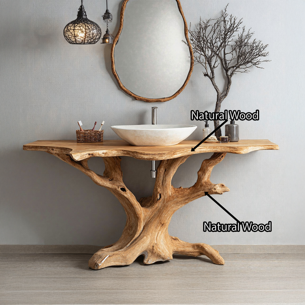Custom Handcrafted Bathroom Vanity For Stylish Interiors - view 6