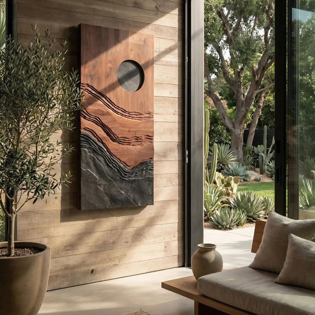 Contemporary Abstract 3D Wall Art For Living Area Decor