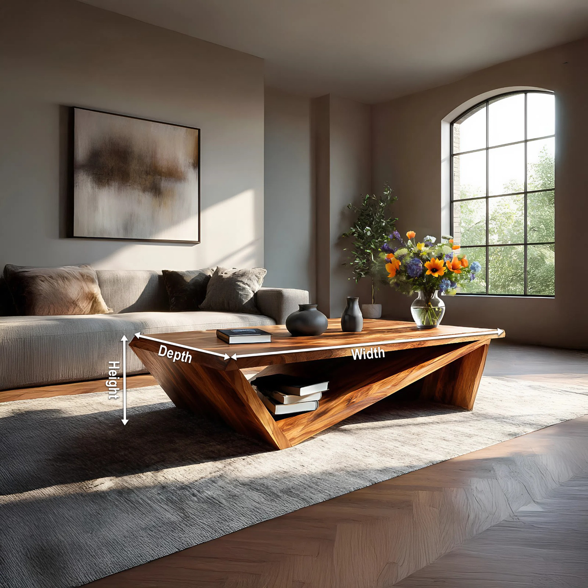 Contemporary Handmade Coffee Table For Home Interiors
