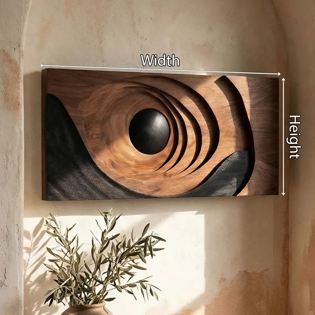 Contemporary Abstract Wall Art Panel For Bedroom Decor
