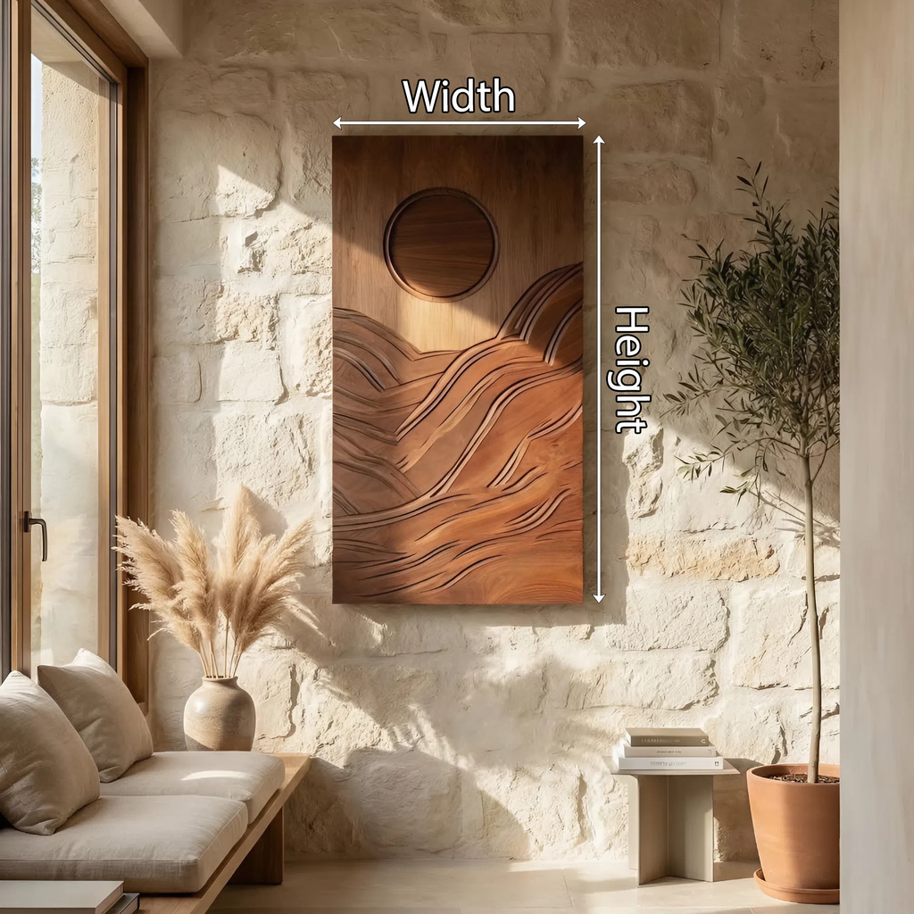 Contemporary Abstract Wall Sculpture For Bedroom Display