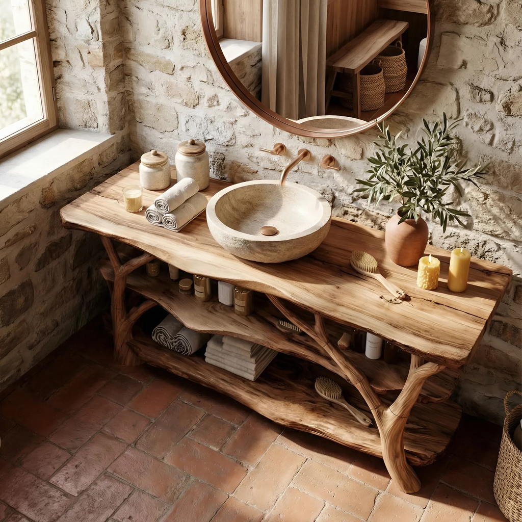 Contemporary Handmade Sink Vanity For New Bathroom Setup