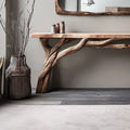 Decorative Wooden Floating Edge Console Table